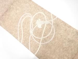 アンティーク　組紐模様刺繍袋帯（材料）